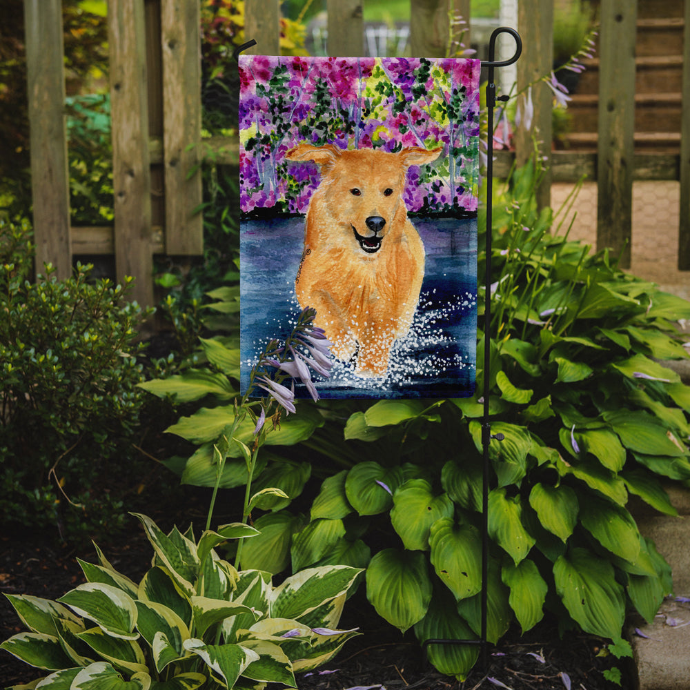 Golden Retriever Garden Flag Mailbox Decorative Yard Banner Outside Patio Artwork for Flower Beds, Garden Size, Multicolor
