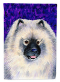 Keeshond Garden Flag Mailbox Decorative Yard Banner Outside Patio Artwork for Flower Beds, Garden Size, Multicolor