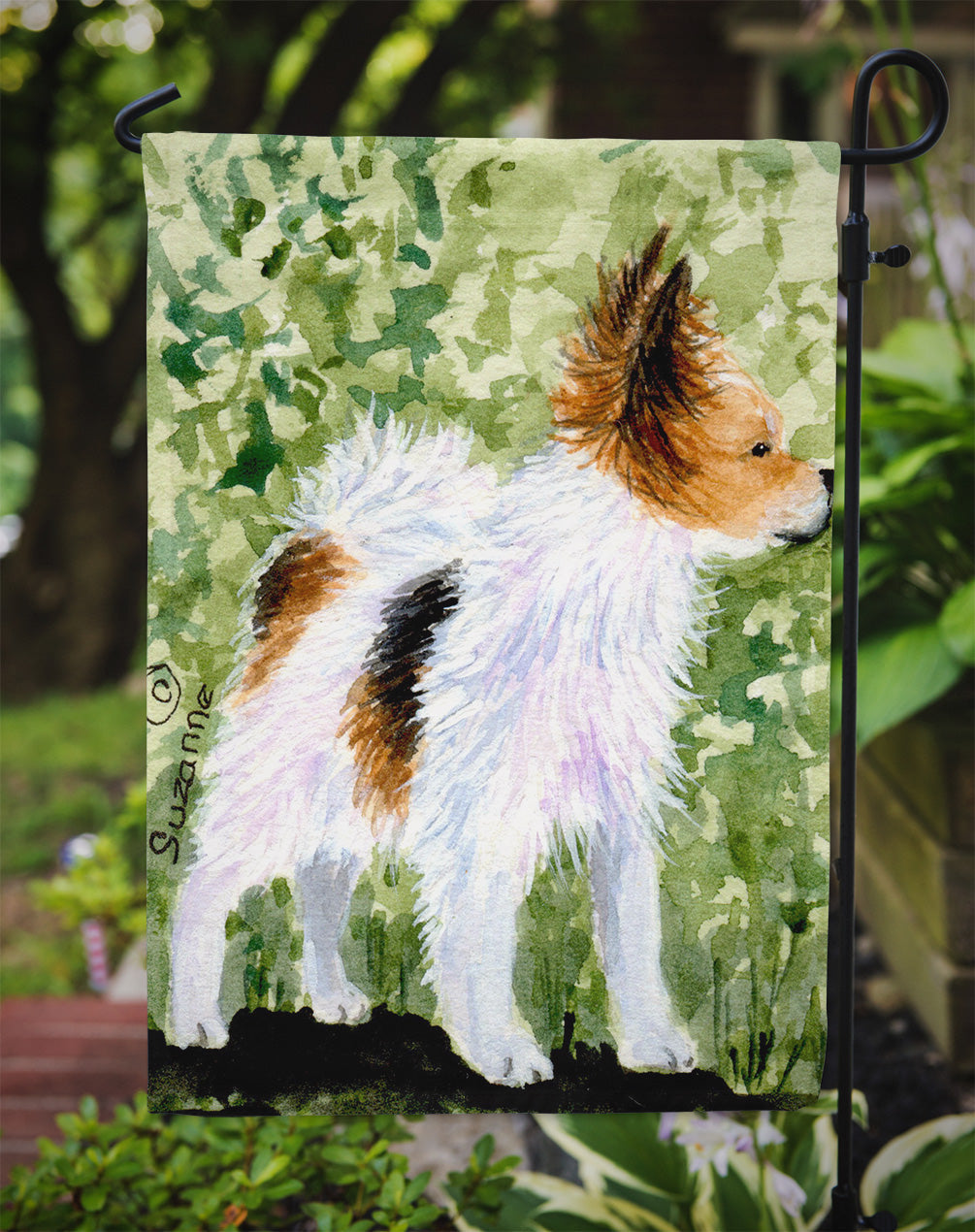 Papillon Garden Flag Mailbox Decorative Yard Banner Outside Patio Artwork for Flower Beds, Garden Size, Multicolor