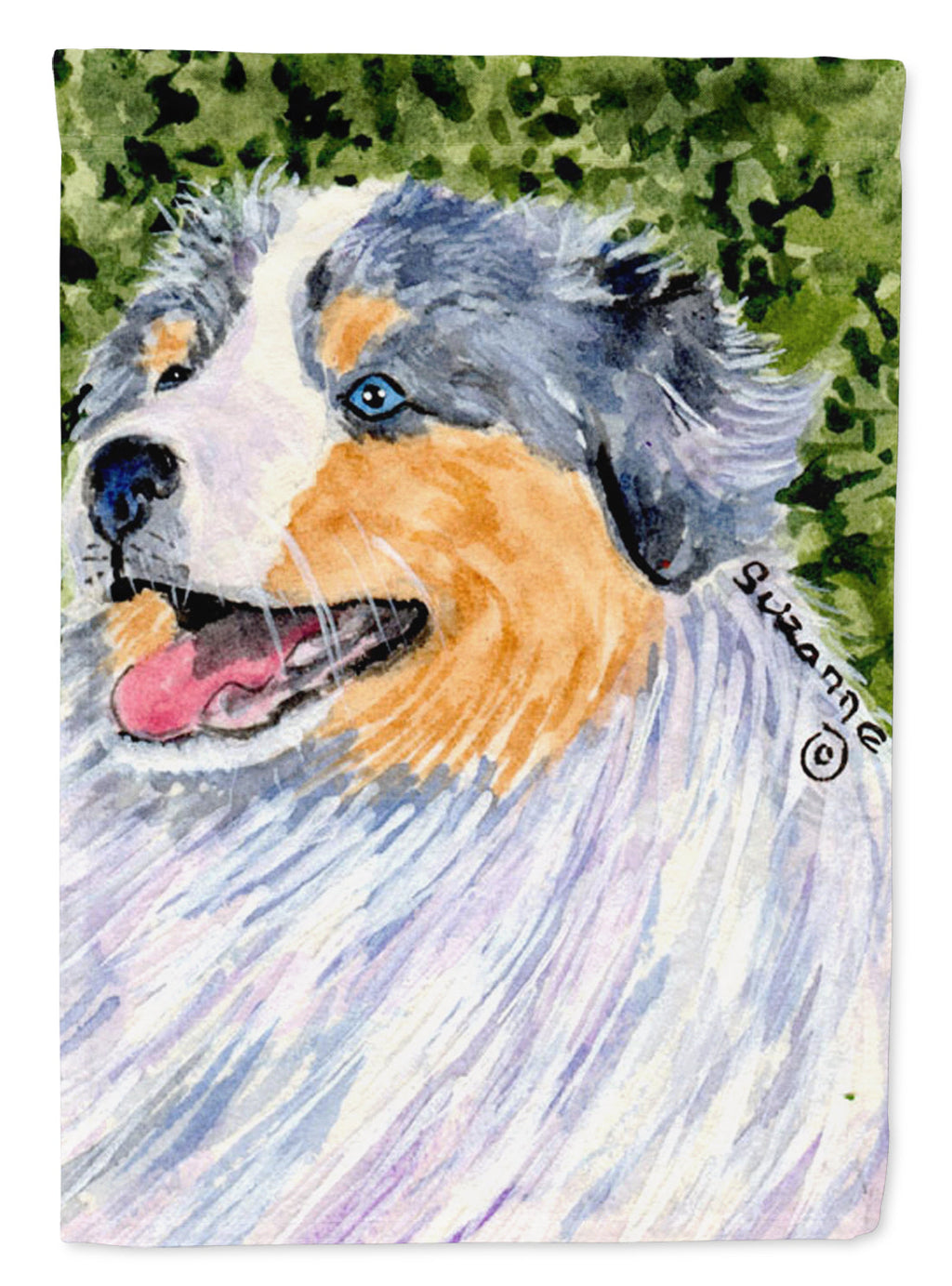 Australian Shepherd Garden Flag Mailbox Decorative Yard Banner Outside Patio Artwork for Flower Beds, Garden Size, Multicolor