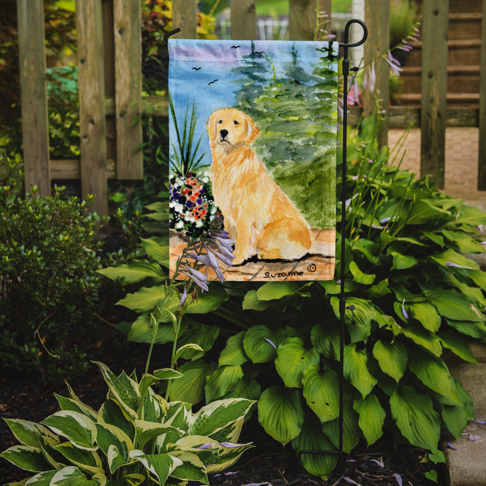 Golden Retriever Garden Flag Mailbox Decorative Yard Banner Outside Patio Artwork for Flower Beds, Garden Size, Multicolor