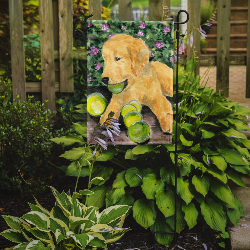 Golden Retriever Garden Flag Mailbox Decorative Yard Banner Outside Patio Artwork for Flower Beds, Garden Size, Multicolor