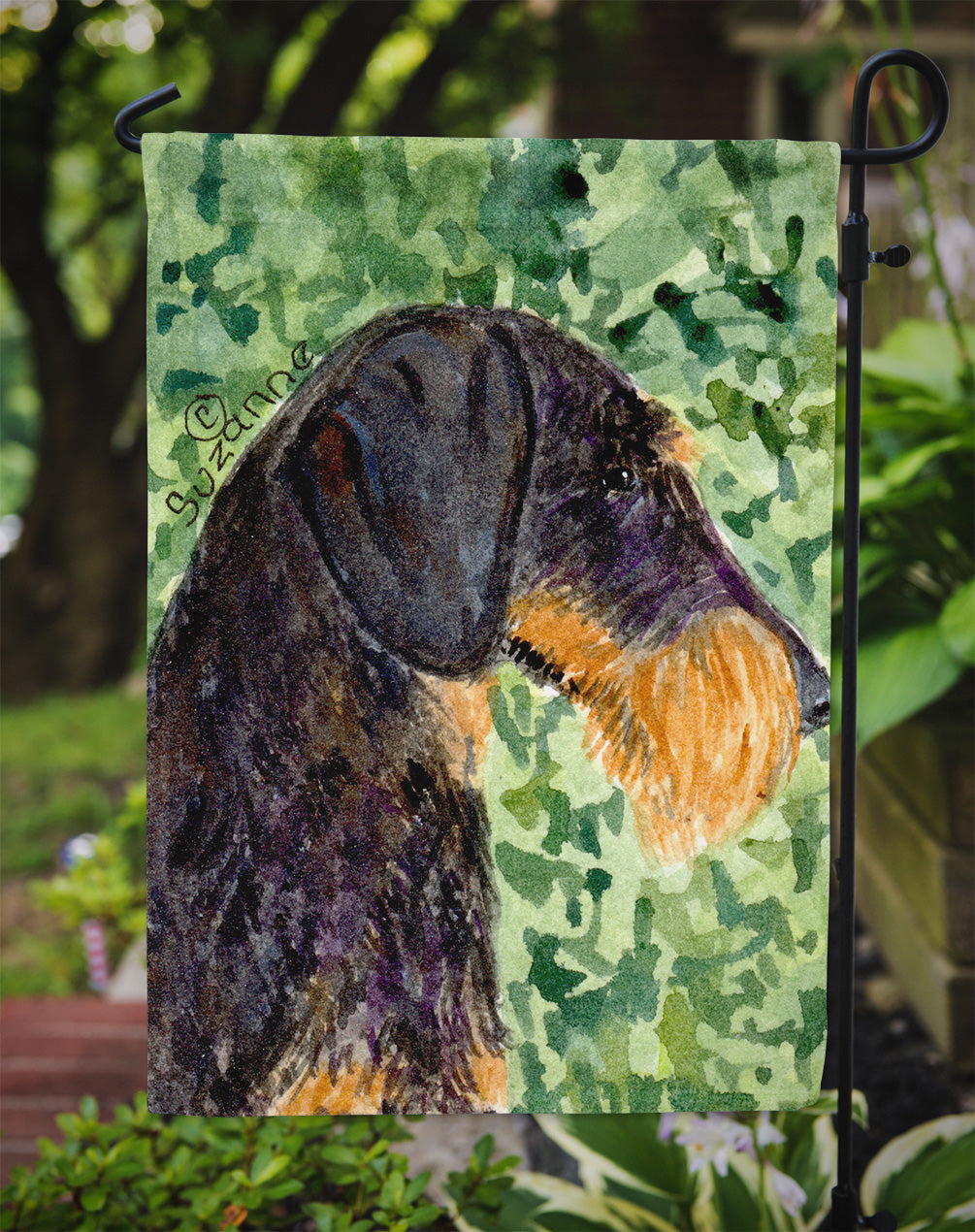 Dachshund Garden Flag Mailbox Decorative Yard Banner Outside Patio Artwork for Flower Beds, Garden Size, Multicolor