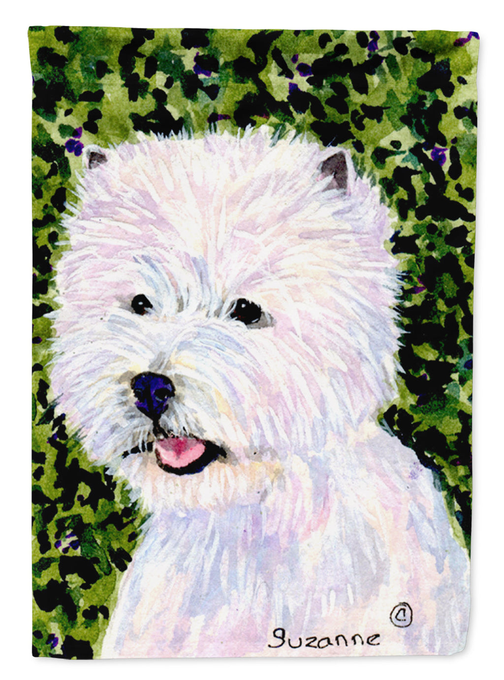 Westie Garden Flag Mailbox Decorative Yard Banner Outside Patio Artwork for Flower Beds, Garden Size, Multicolor