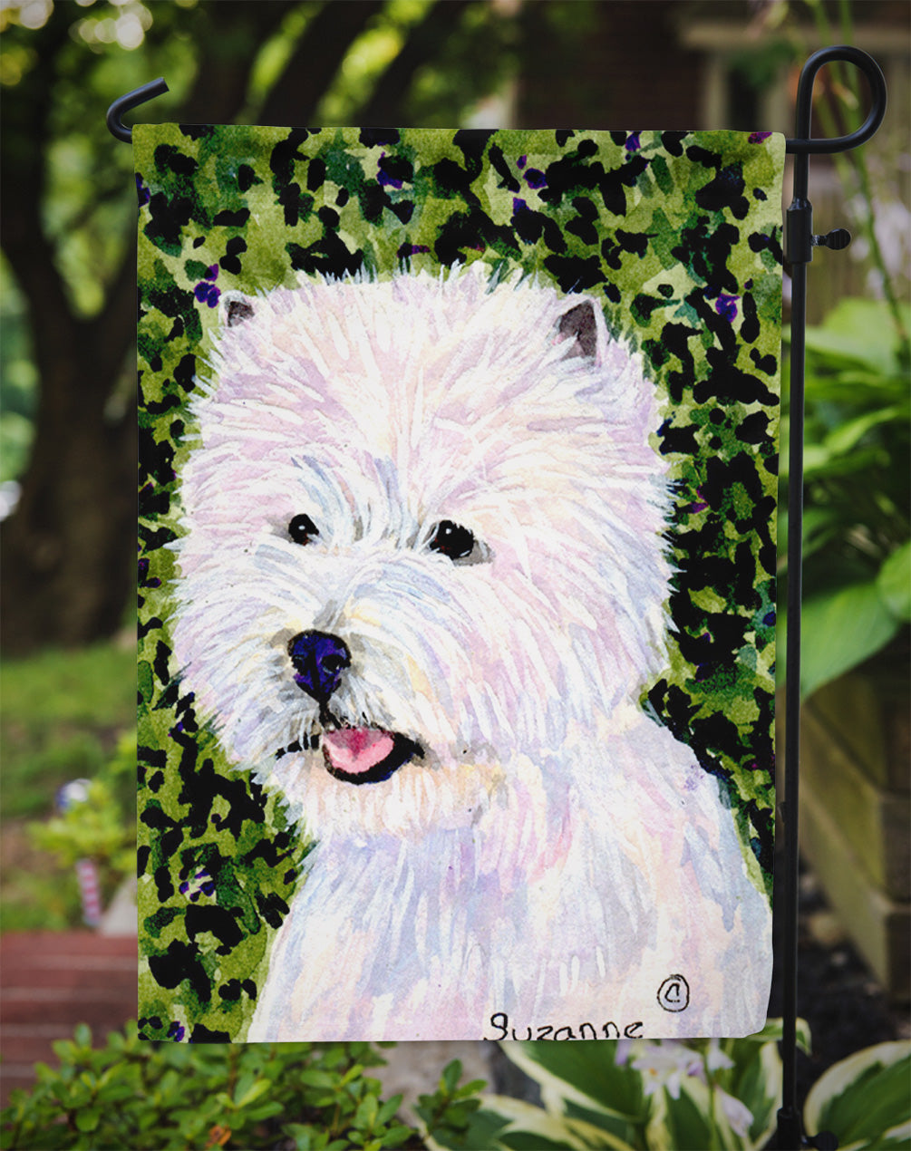 Westie Garden Flag Mailbox Decorative Yard Banner Outside Patio Artwork for Flower Beds, Garden Size, Multicolor