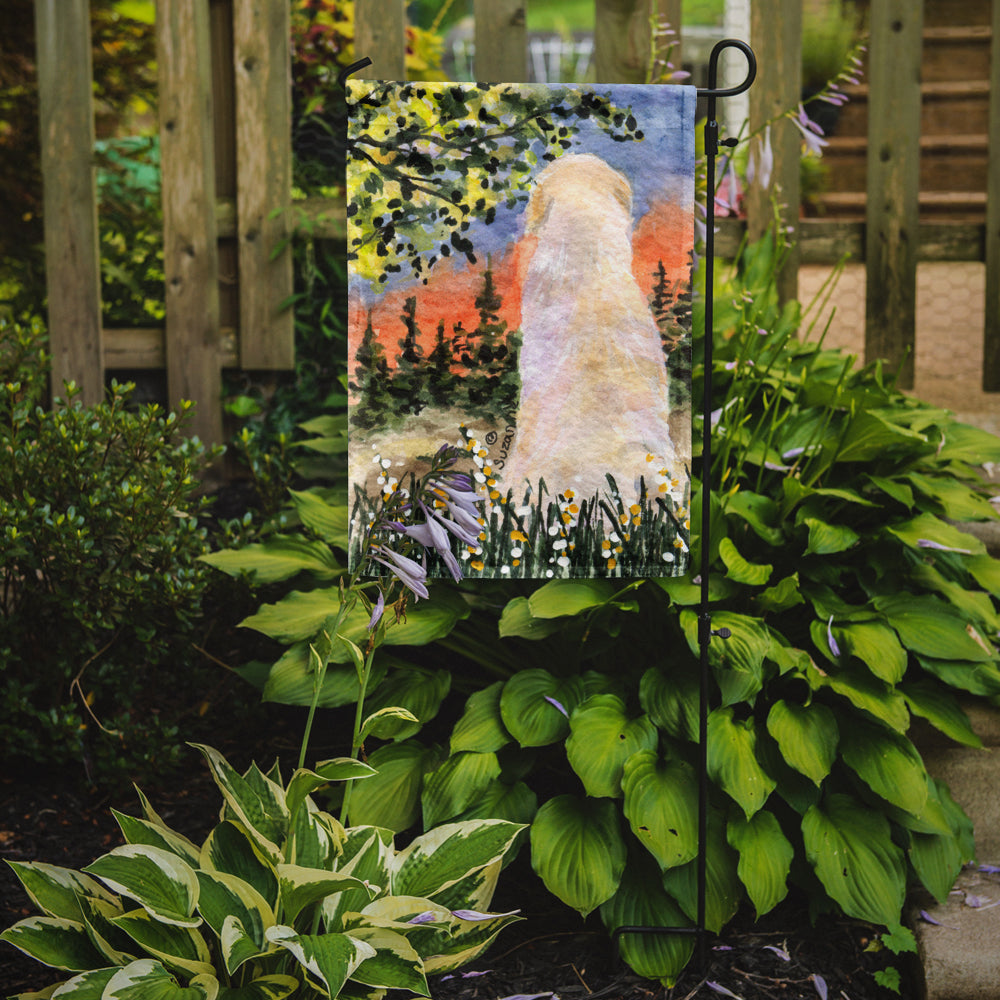 Golden Retriever Garden Flag Mailbox Decorative Yard Banner Outside Patio Artwork for Flower Beds, Garden Size, Multicolor