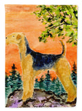 Airedale Garden Flag Mailbox Decorative Yard Banner Outside Patio Artwork for Flower Beds, Garden Size, Multicolor