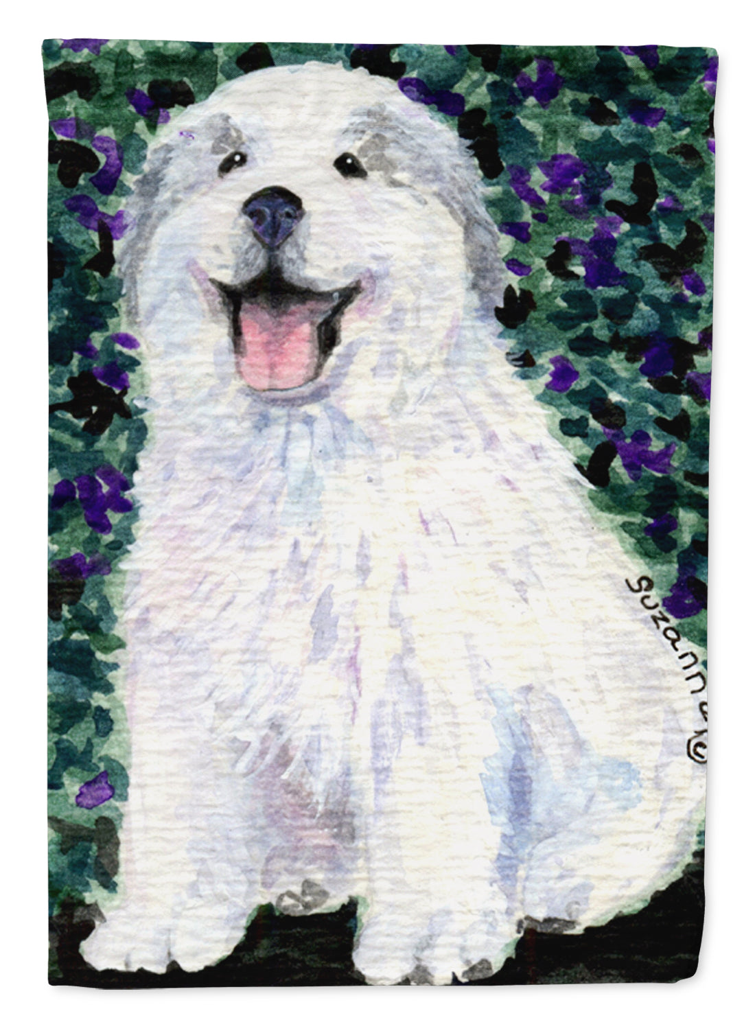 Great Pyrenees Garden Flag Mailbox Decorative Yard Banner Outside Patio Artwork for Flower Beds, Garden Size, Multicolor