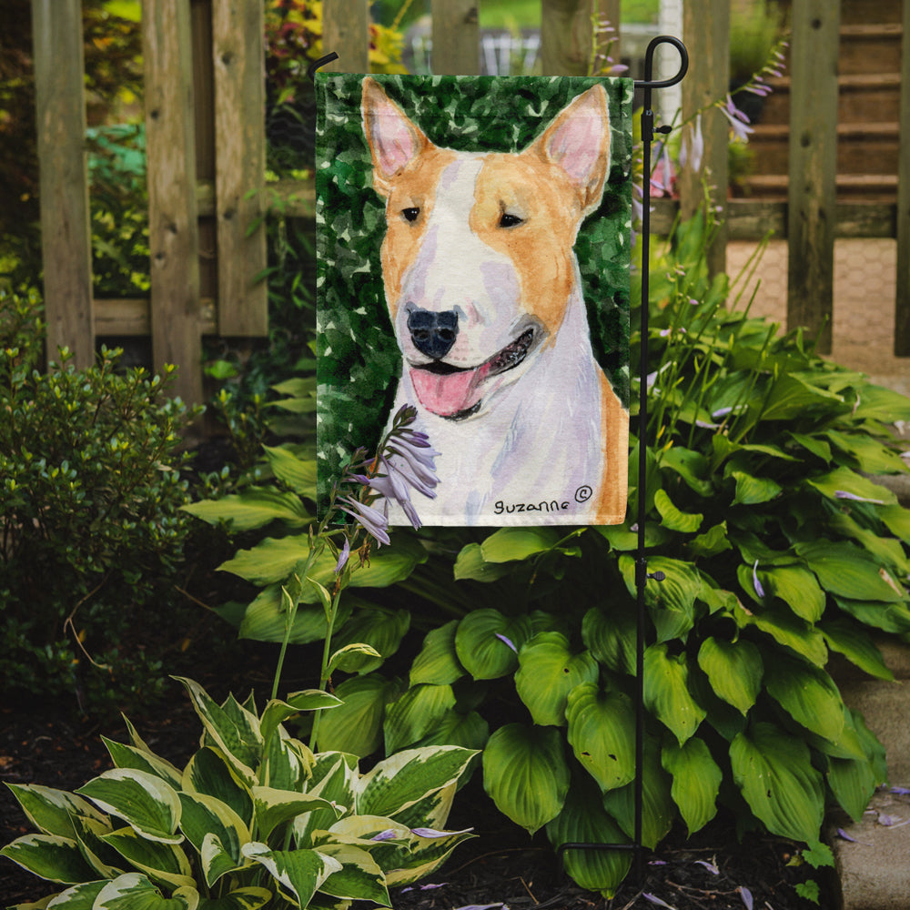 Bull Terrier Garden Flag Mailbox Decorative Yard Banner Outside Patio Artwork for Flower Beds, Garden Size, Multicolor