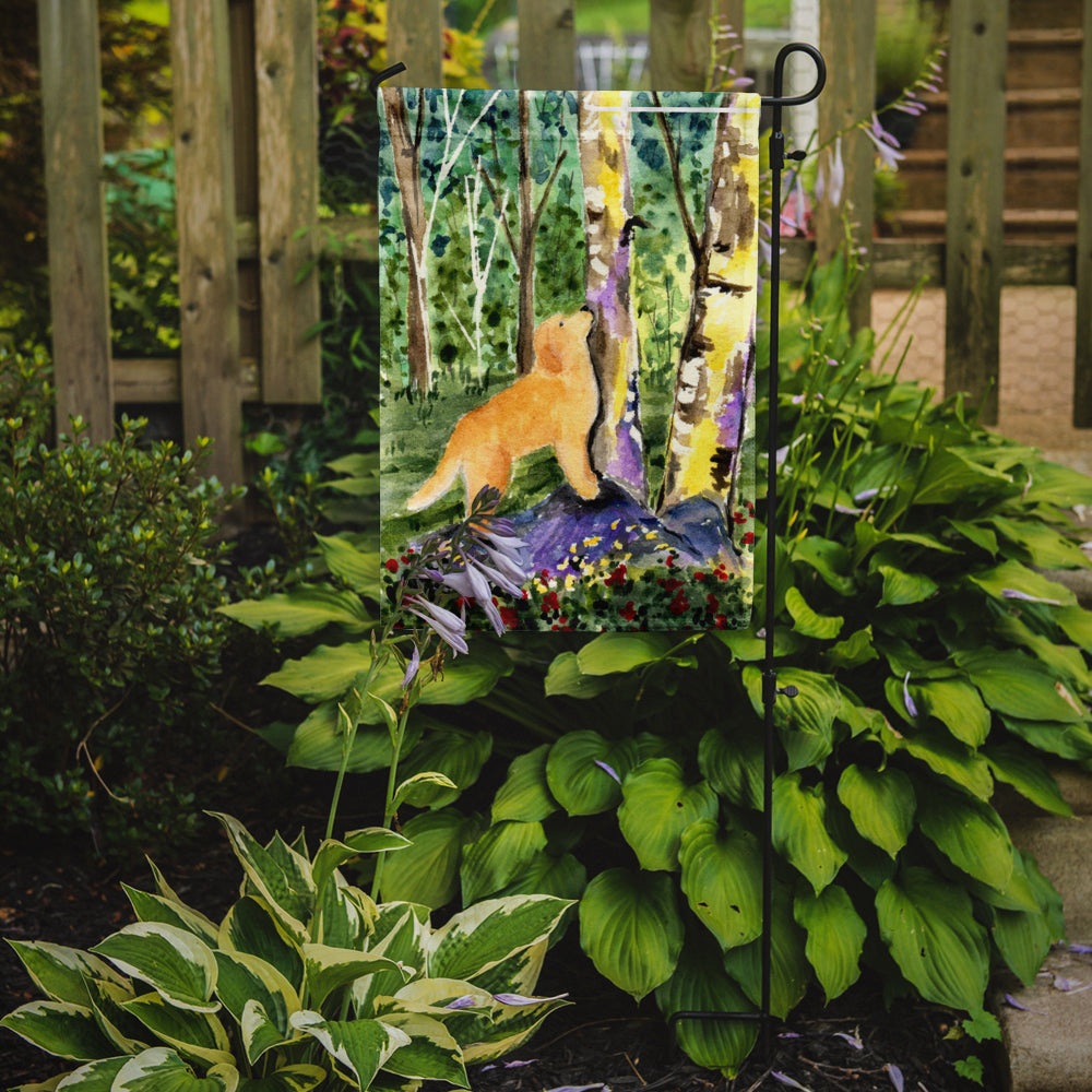 Golden Retriever Garden Flag Mailbox Decorative Yard Banner Outside Patio Artwork for Flower Beds, Garden Size, Multicolor