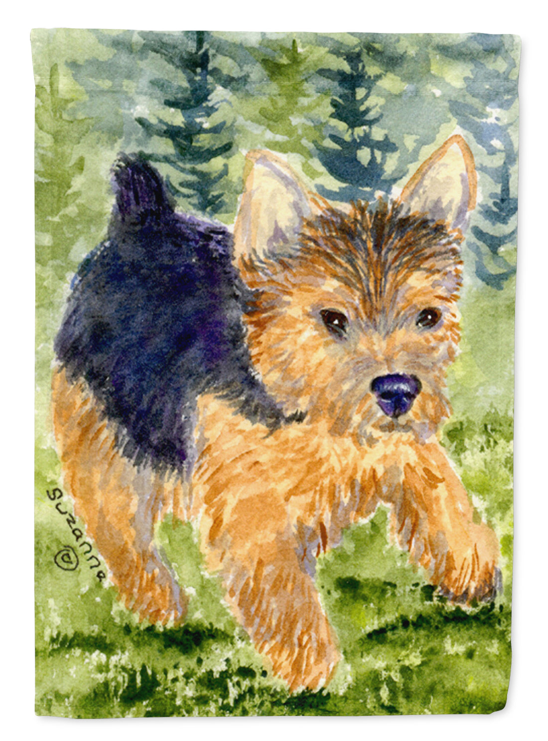 Norwich Terrier Garden Flag Mailbox Decorative Yard Banner Outside Patio Artwork for Flower Beds, Garden Size, Multicolor