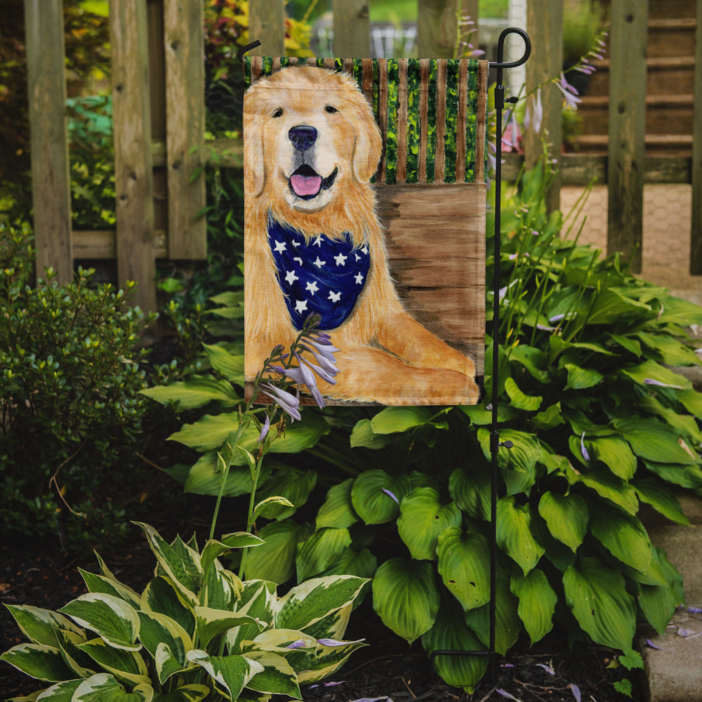 Golden Retriever Garden Flag Mailbox Decorative Yard Banner Outside Patio Artwork for Flower Beds, Garden Size, Multicolor