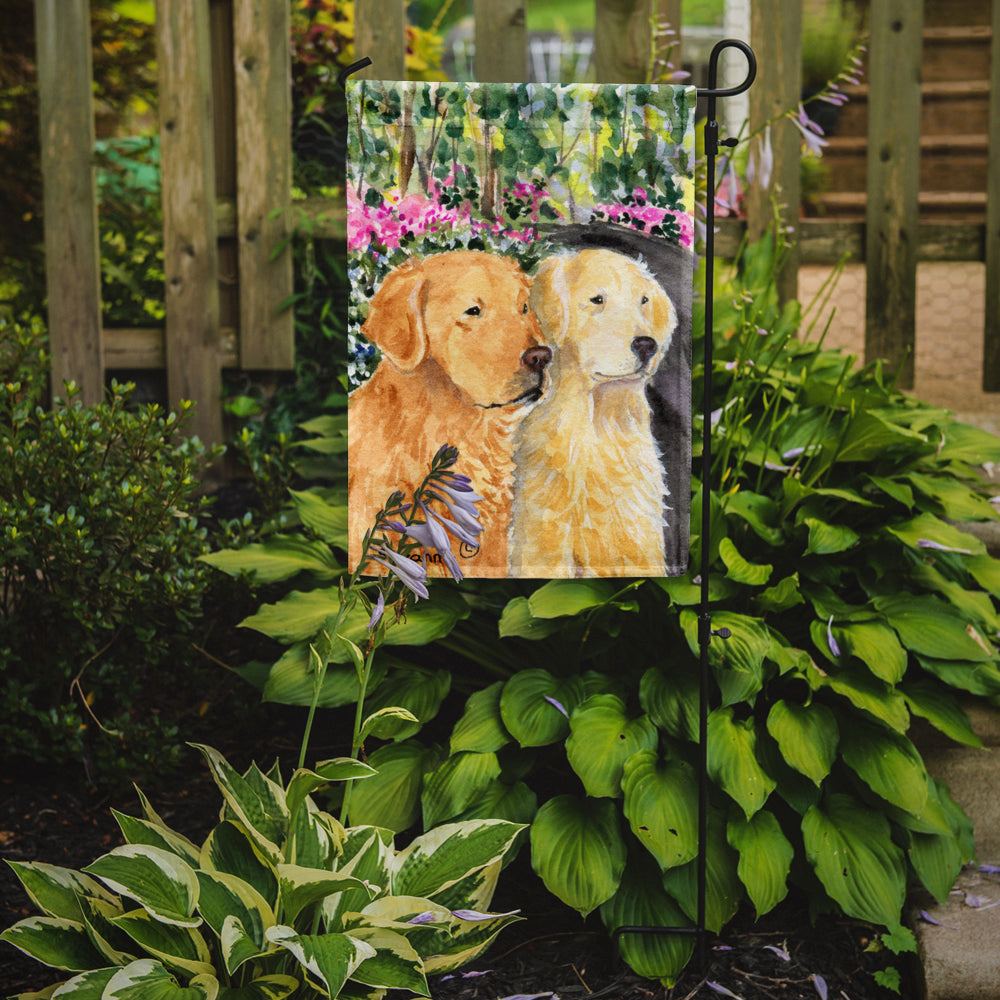 Golden Retriever Garden Flag Mailbox Decorative Yard Banner Outside Patio Artwork for Flower Beds, Garden Size, Multicolor