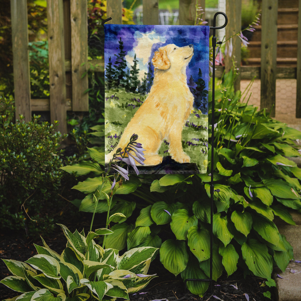 Golden Retriever Garden Flag Mailbox Decorative Yard Banner Outside Patio Artwork for Flower Beds, Garden Size, Multicolor