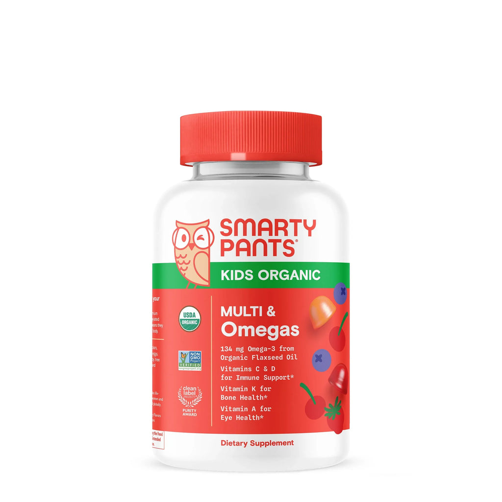 SmartyPants Kids Organic Multivitamin Gummies - 90 Count