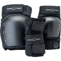 ProTec Street Gear Adult 3 Pack Open Back Combo Pads - Black