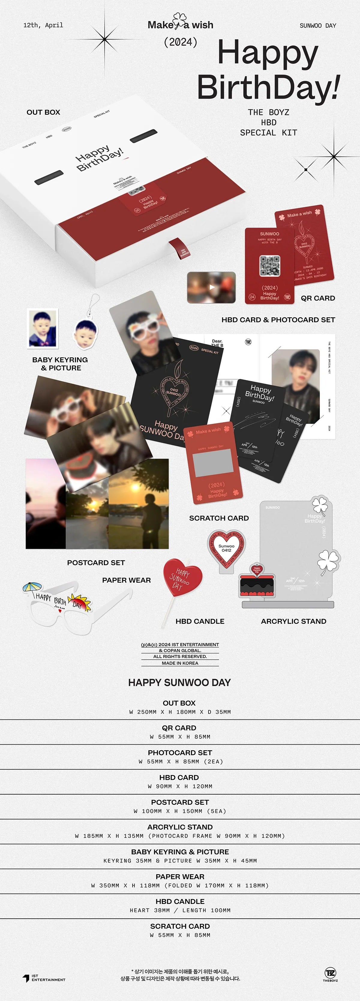 The Boyz - Hbd Sunwoo Special Kit