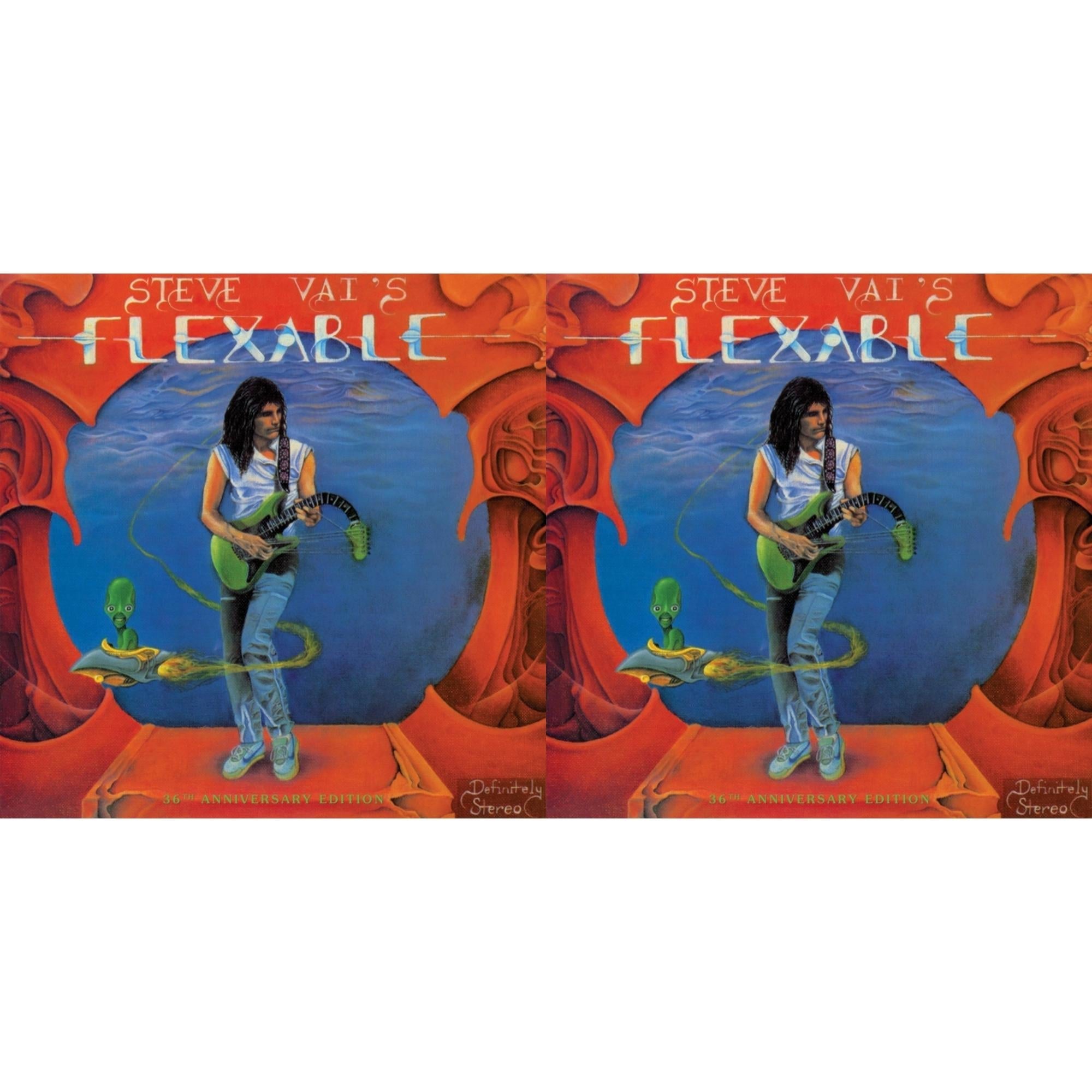 Steve Vai - Flex-Able (36Th Anniversary/Picture Disc) & Flex-Able (36Th Anniversary/180G) - LP Vinyl Bundle