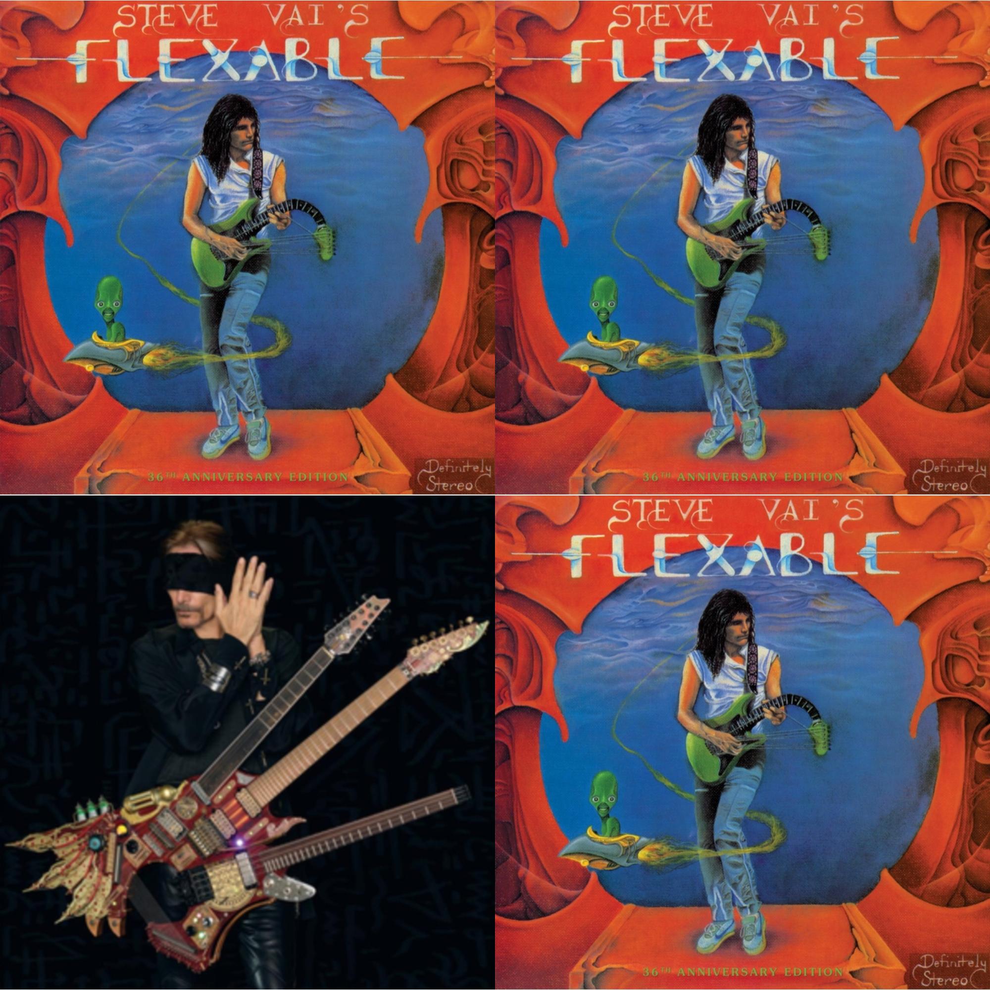 Steve Vai - Flex-Able (36Th Anniversary/Clear Disc LP Vinyl) & Flex-Able (36Th Anniversary/Picture Disc) & Flex-Able (36Th Anniversary/180G) & Inviolate