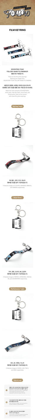 Seventeen - Tour âFollowâ Again To Cinemas Official MD Film Keyring