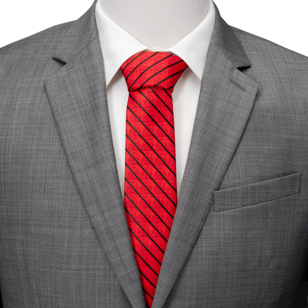 Star Wars Darth Vader Red and Black Striped Tie