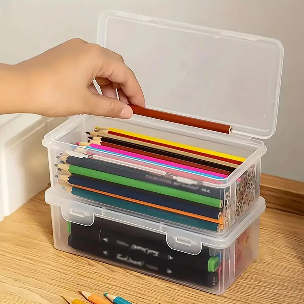 LOLEDE Pencil Cases Useful School Supplies Kawaii Stationery Organizer Bag Astethic Holster DIY Office Pen Box Kits Sacs Pen Box