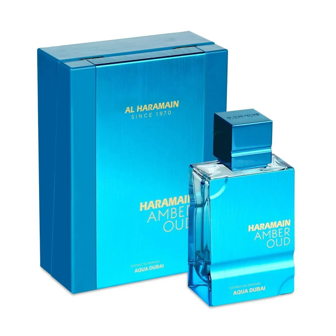 Al Haramain Amber Oud Aqua Dubai Eau De Cologne |   Unisex, Long-Lasting |   2.0 oz