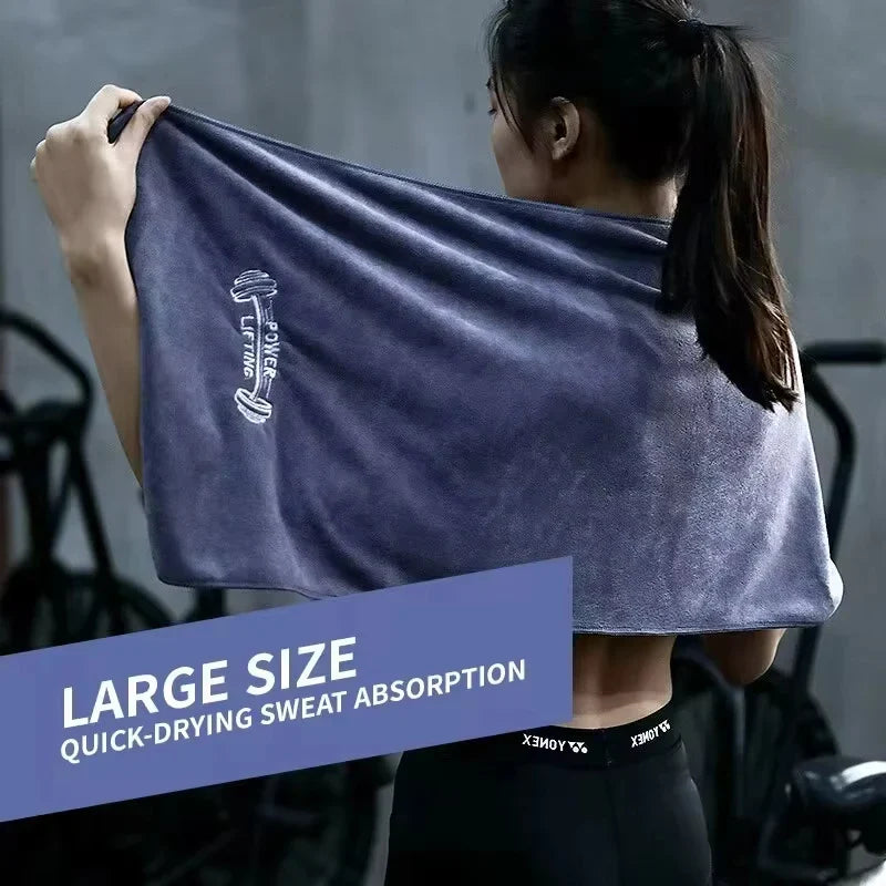 Fitness Quick Dry Towel 42*95cm Microfiber Gym Yoga Training Swimming Tennis Towel Beach Jogging Body Anti-slip Sports Sweat