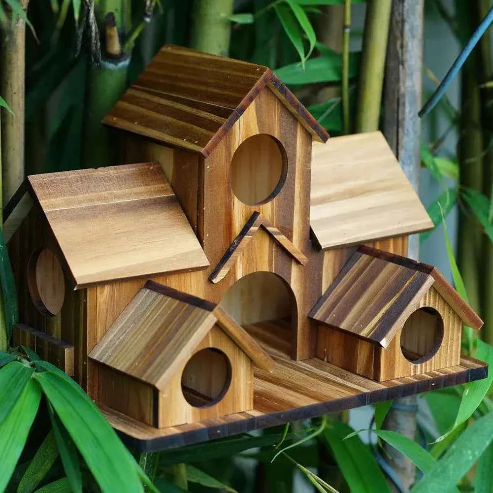 Bird Houses Bird Room Large Bird House for Garden Courtyard Backyard Decor Finch Bluebird Cardinals Handmade Humming 2026 1pcs