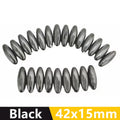 2/4Pcs Multiple Sizes Black Fridge Magnets Strong Magnetic Rugby Ball Oval Magnet Beads Set Health Care Massager Home Decor Gift