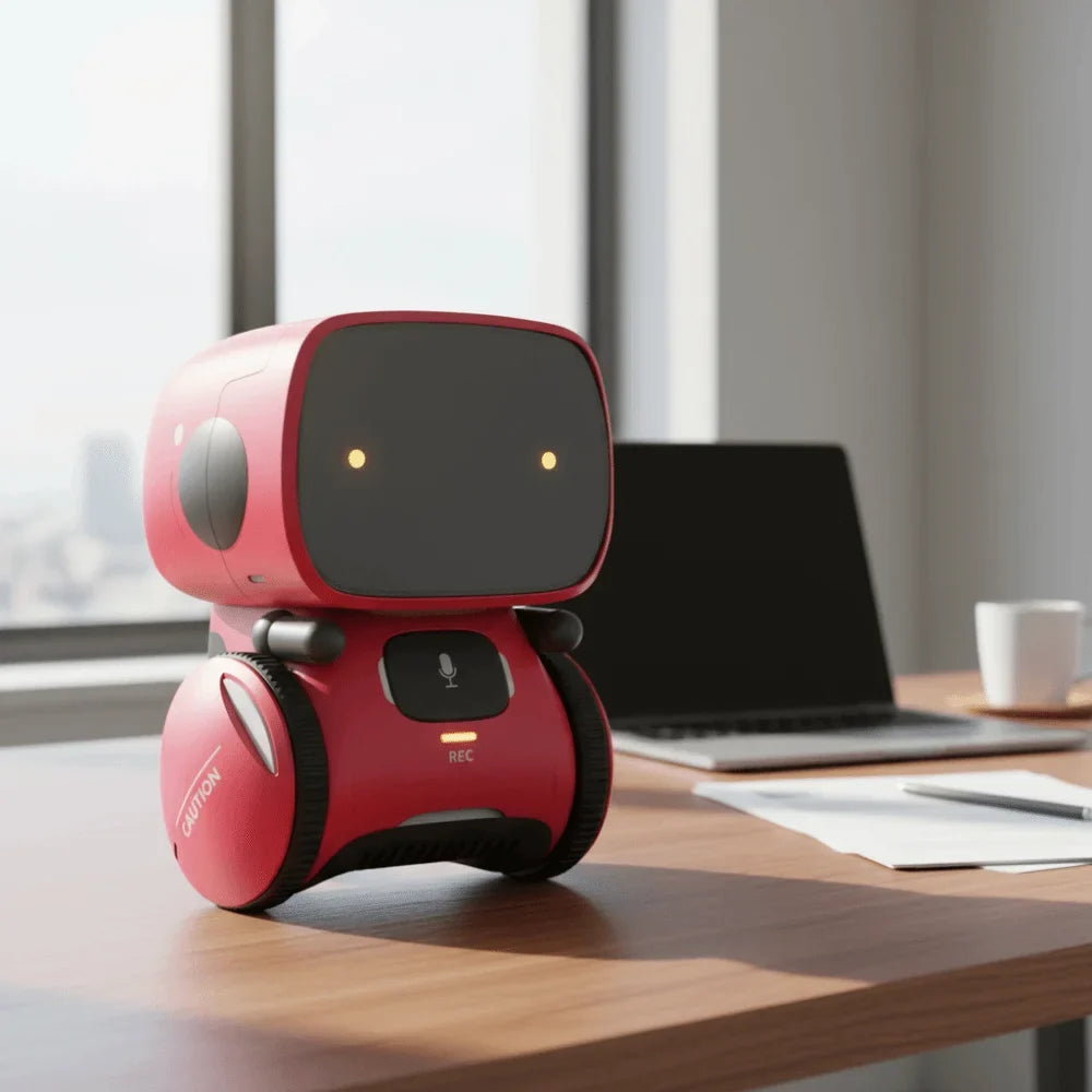 Voice Command Emo Robot Dance Function Touch Control Interactive Robot Sensor Technology Repeating Function Talkking Robot