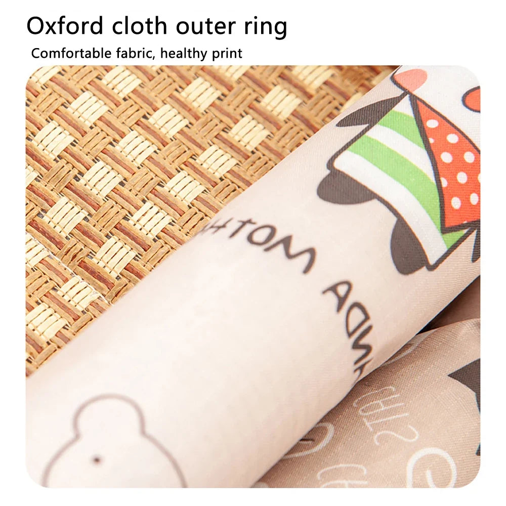 Pet Summer Mat Cute Dog Cooling Sofa Breathable Small Dog Bed Cushion Moistureproof Rattan Wear Cat Mat Accessories