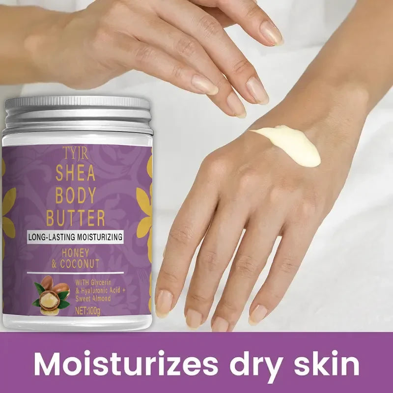 Shea Body Butter Oil 100g Organic Unrefined, Moisturizing Nourishing Softening Body Oil Skin Streaming Products