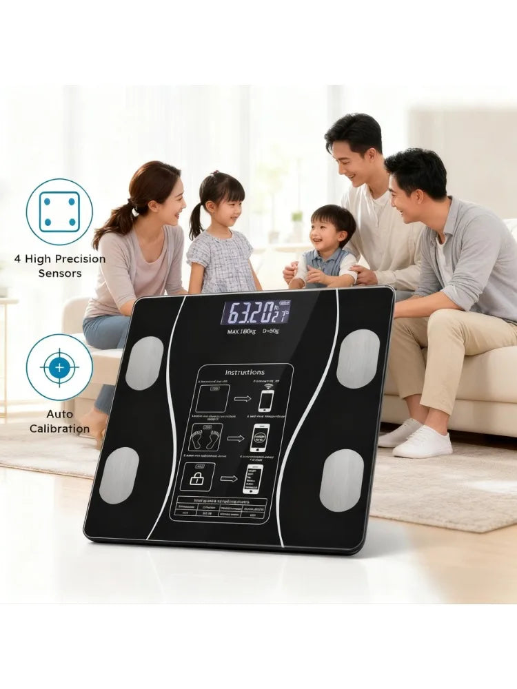 New USB Intelligent and Precise Home Fat Scale,Body Fat Scale,Adult Body Scale,Small Electronic Scale, Weighing Scale Body Scale