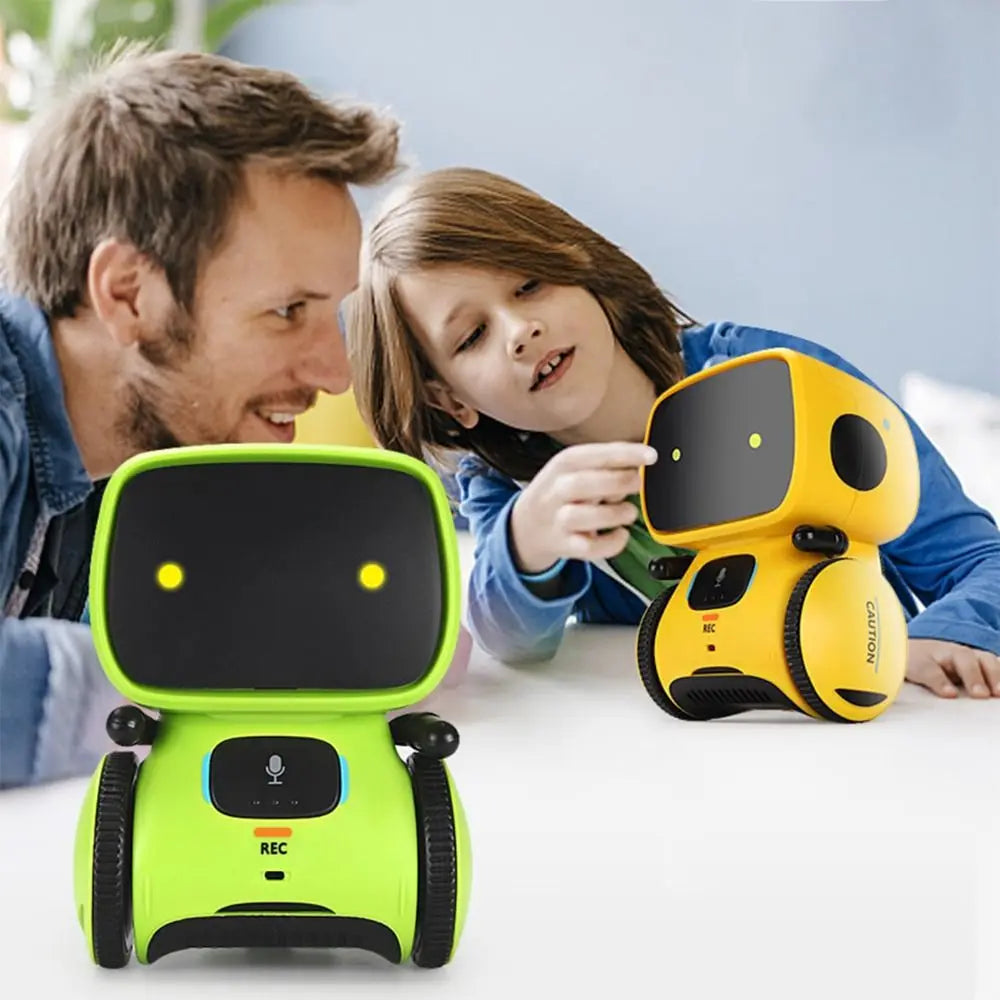 Voice Command Emo Robot Dance Function Touch Control Interactive Robot Sensor Technology Repeating Function Talkking Robot