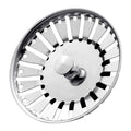 84mm Kitchen Sink Strainer Drains Filter Plug Stainless Steel Drain Waste Stopper Floor Drain Bathroom Hair Stoppers