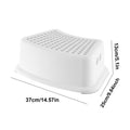 Toilet Squat Stool Non-slip Bathroom Potty Step Stool Ergonomic and Stable Squatting Stools Heavy Duty Potty Stool for Children