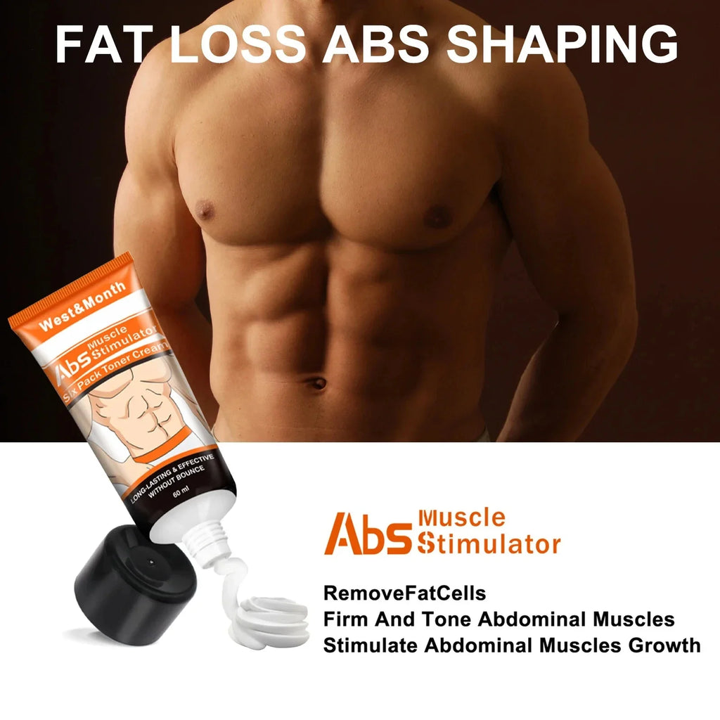 Abdominal Muscle Cream Anti Cellulite Fat Bu-rning Boost Metabolism Sweating Enhance Muscle Activit Remove Weight Muscle Cream