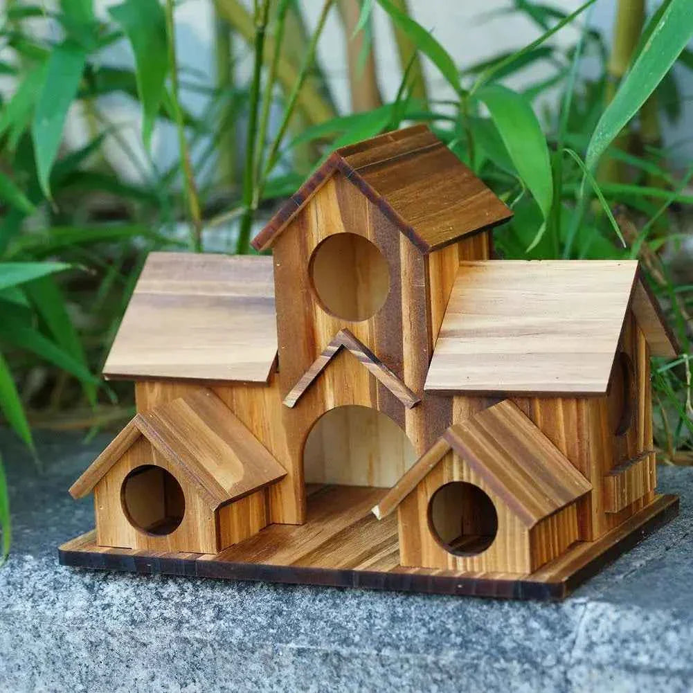 Bird Houses Bird Room Large Bird House for Garden Courtyard Backyard Decor Finch Bluebird Cardinals Handmade Humming 2026 1pcs