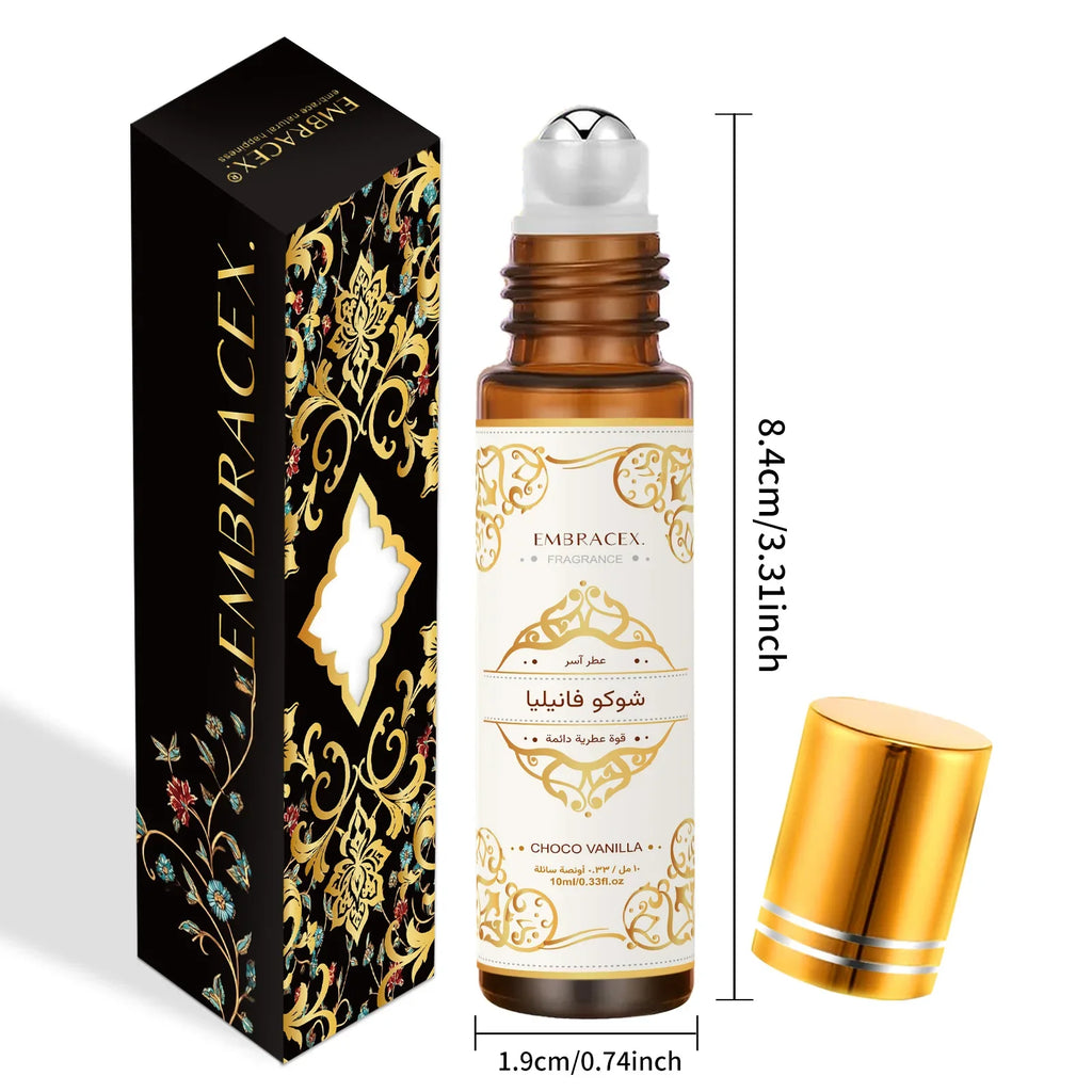 10ml Choco Vanilla Roller Essential Oil شوكو فانيليا Perfume Oil Skincare Nail care Eid al-Fitr Body massage Long Lasting Scent