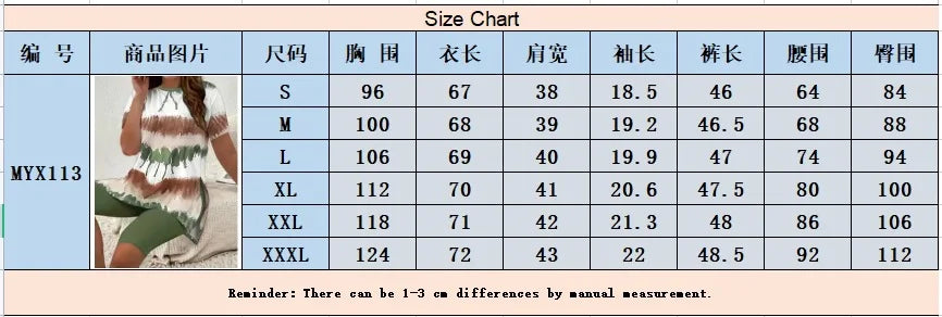 Fashion O-neck Short Sleeve 2 Piece Set Women 2025 Summer Casual Home Print Tops And Shorts Two Piece Outfits Woman Short Sets