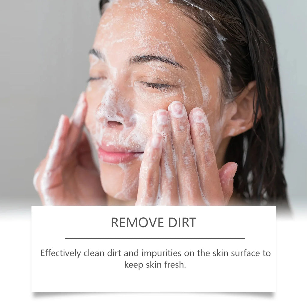 Rice Milk Cleansing Foam 120g Gentle Facial Wash Deep Cleanse Rice Extract Hydrating Non Drying Rich Lather for Soft Bright Skin