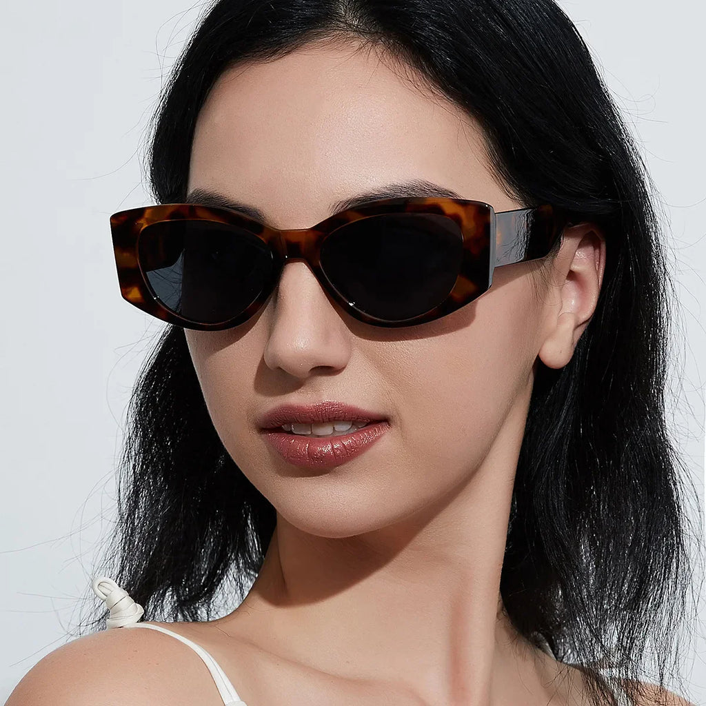 Cat Eye Shape Women Sunglasses European American Style UV Protection Men's Sun Glasses Fashion Trendy Sunglasses Woman