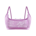 1pcs Fashion Style 2026 New Sheer Floral Lace Wire-Free No Pad Bra Underwear Unlined Brassiere Sexy Lingerie Elegant Women Bras