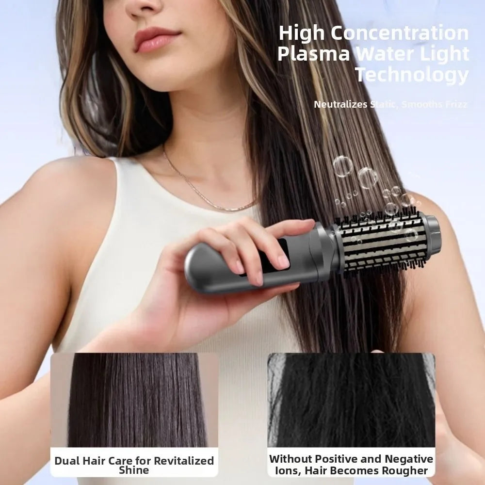 Hot Cordless Ionic Hair Straightener Brush USB Rechargeable Portable Straightener Curler Anti Damage 2 in 1 Hot Comb Hair Care