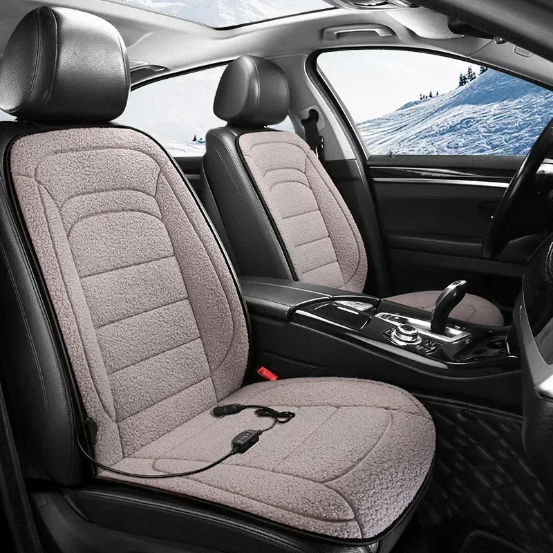 Heated Car Seat Cover Car Heating Cushion Winter Heated Seats Car Seat Warmer 12V Seat Cushion For Back And Seats