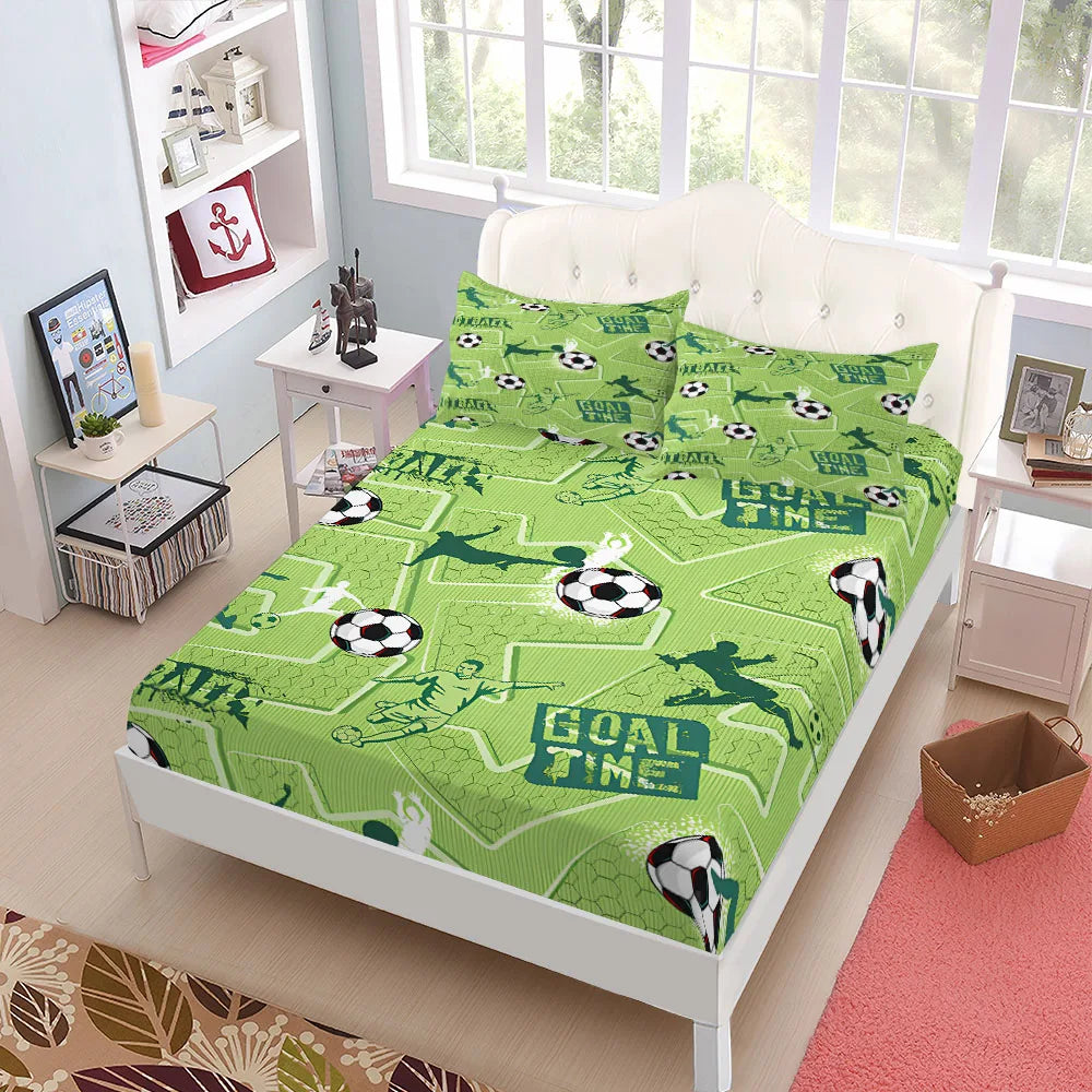 Jurassic Dinosaurs Children Fitted Sheet Set King Queen Double Full Size Bed Linen Set