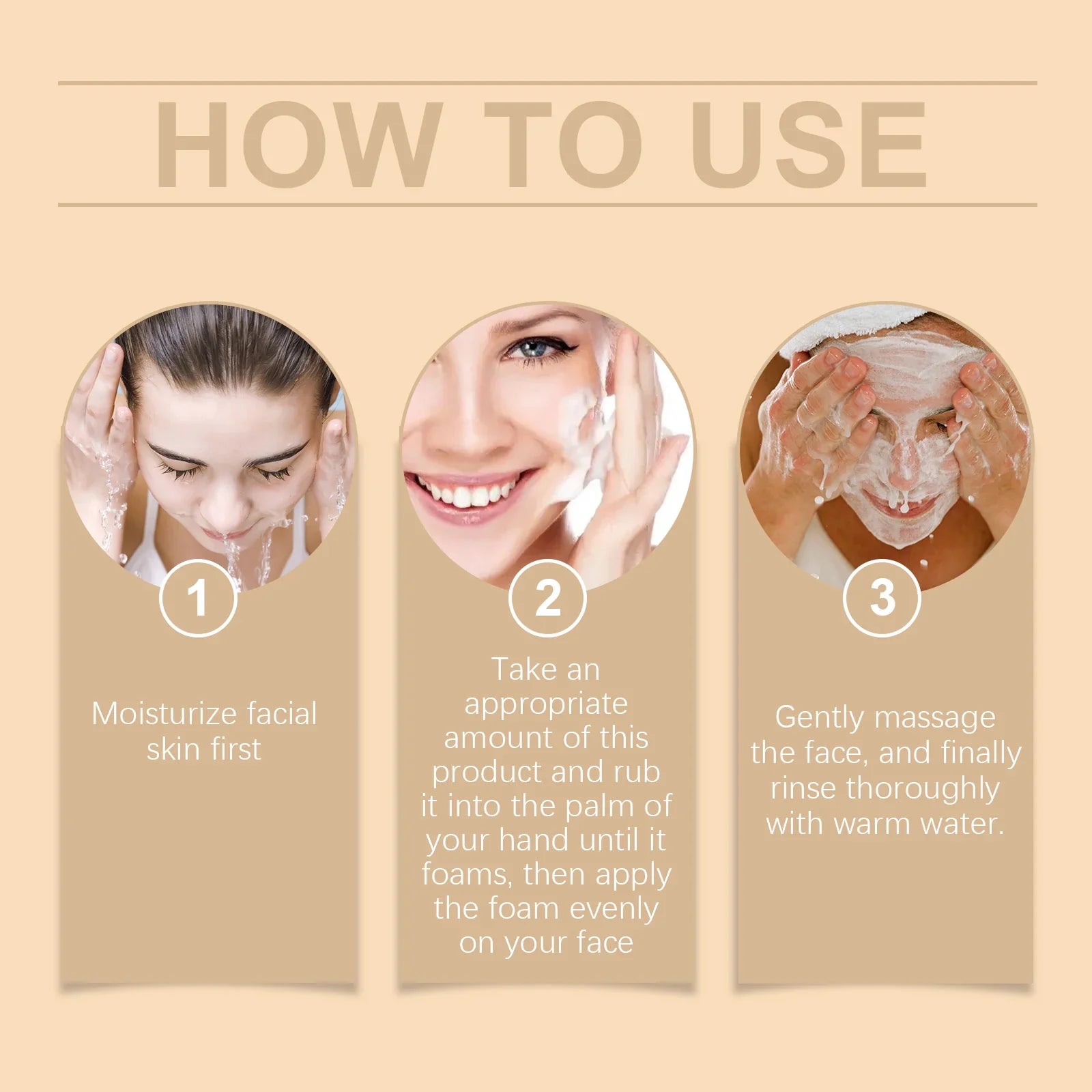 Rice Milk Cleansing Foam 120g Gentle Facial Wash Deep Cleanse Rice Extract Hydrating Non Drying Rich Lather for Soft Bright Skin
