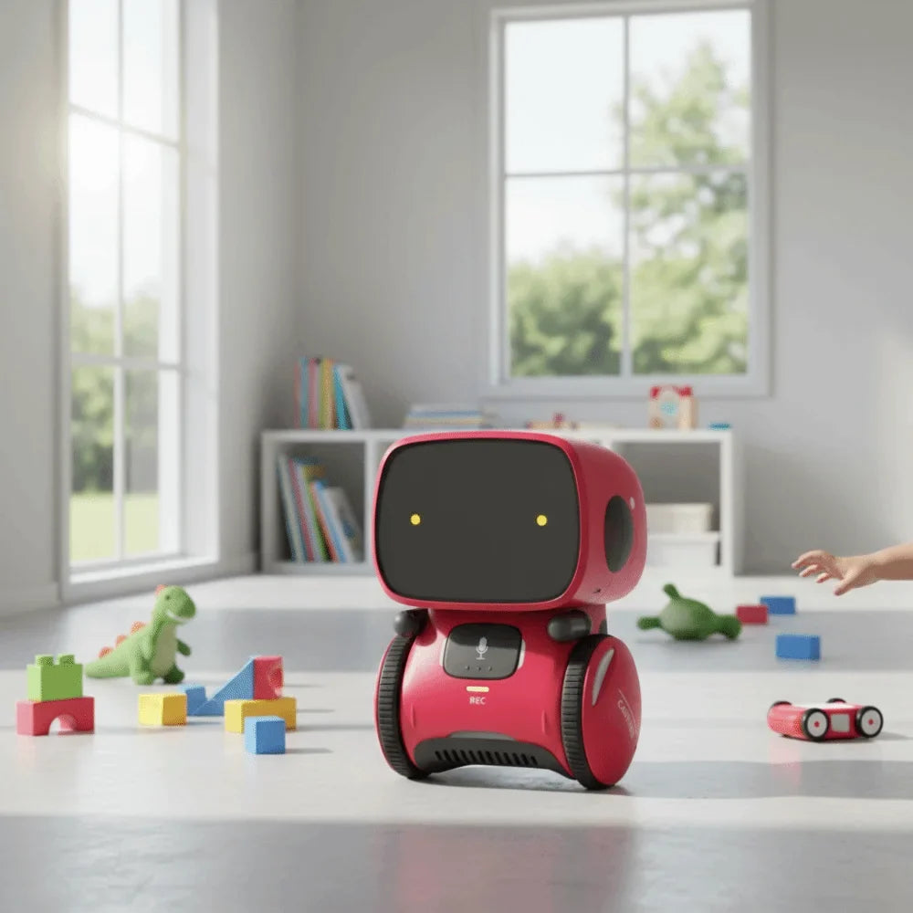 Voice Command Emo Robot Dance Function Touch Control Interactive Robot Sensor Technology Repeating Function Talkking Robot