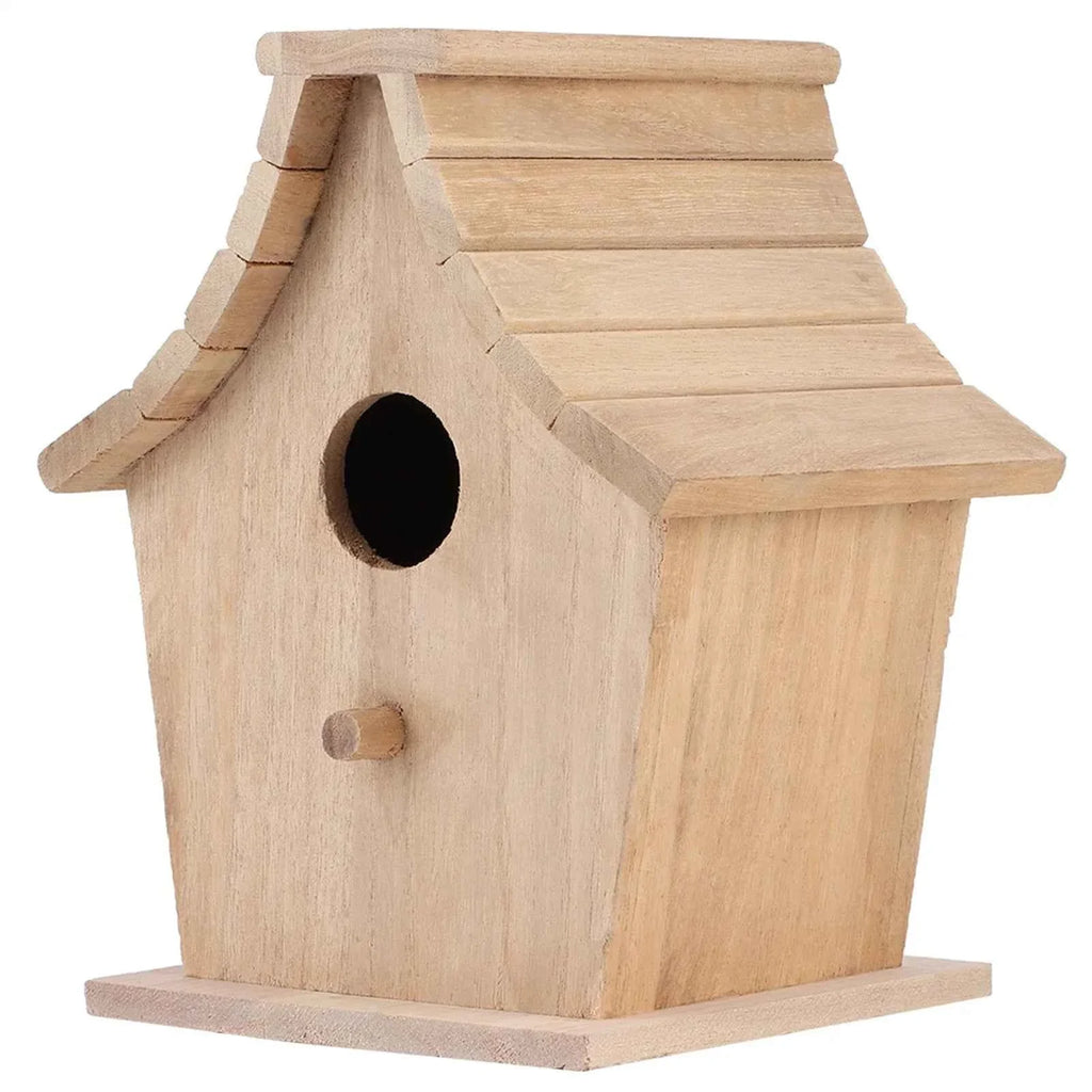 Wood Bird House Breeding Box Hanging Bird House Pet Supplies for Parrots Budgerigar Small Birds Hanging Bird House Bird Supplies